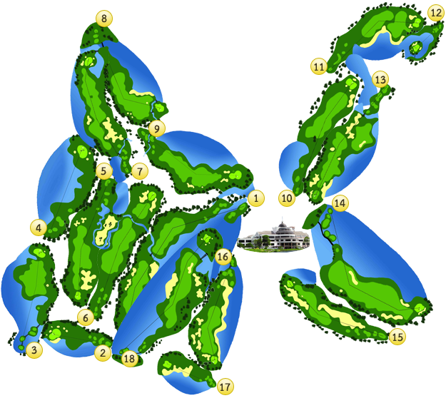 Summit Windmill Golf Club Course layout