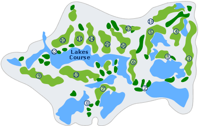 Blue Canyon Country Club Lake Course layout