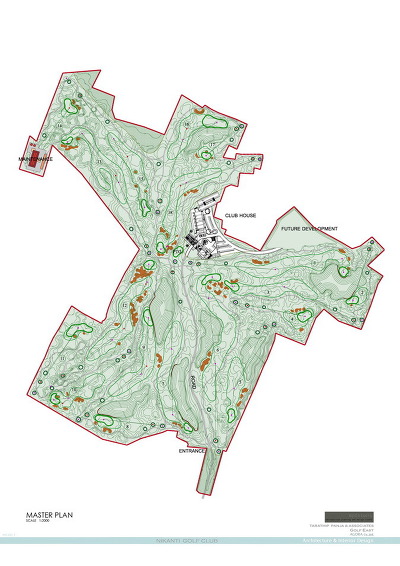 Muang Kaew Golf Course Course layout