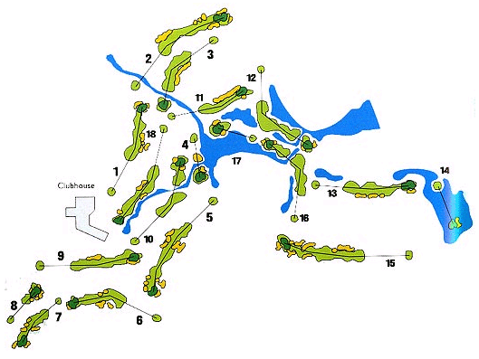 Lake View Resort & Golf Club layout
